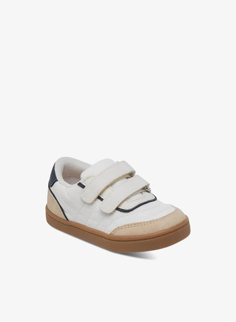 Barefeet Boys Panelled Hook and Loop Sneakers